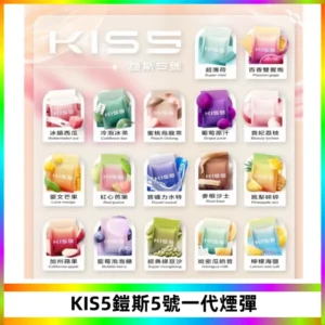 KIS5煙彈 KISS鎧斯5號一代菸彈|兼容一代主機#台灣現貨#